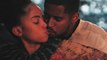 Foundation 1x02 / Kissing Scenes — Gaal and Raych (Lou Llobell and Alfred Enoch)