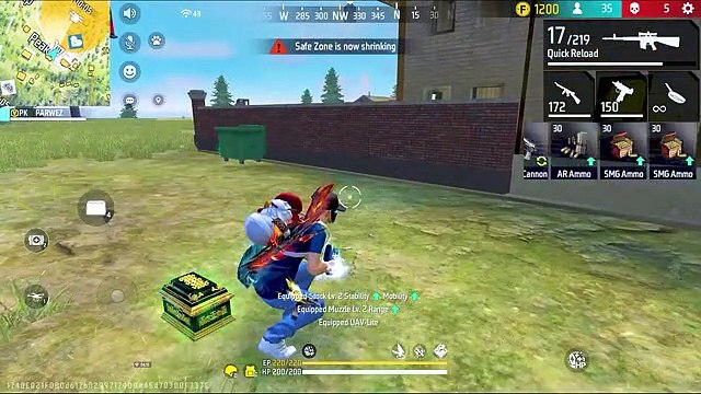 FREEFIRE Solo vs Squad Mp40 AWM 23 Kills Total - Garena free fire _ PK GAMERS _freefire(360P)