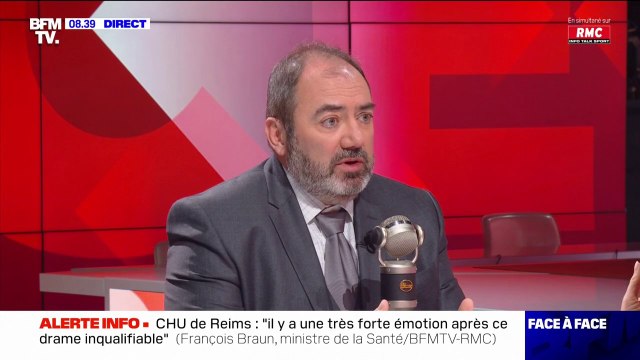 François Braun s'adresse aux soignants: N'acceptez aucune violence, arrêtez d'utiliser ce terme d'incivilité (...). Il faut porter plainte