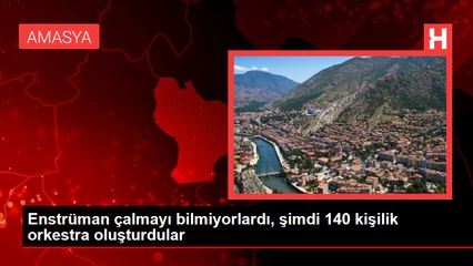 Enstrüman çalmayı bilmiyorlardı, şimdi 140 kişilik orkestra oluşturdular