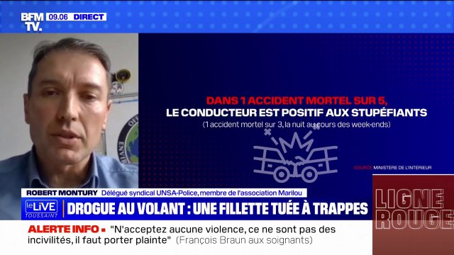 Drogue au volant: C'est quelque chose de récurrent dans nos services et qui touche toutes les classes de la société , affirme Robert Montury (UNSA-Police)