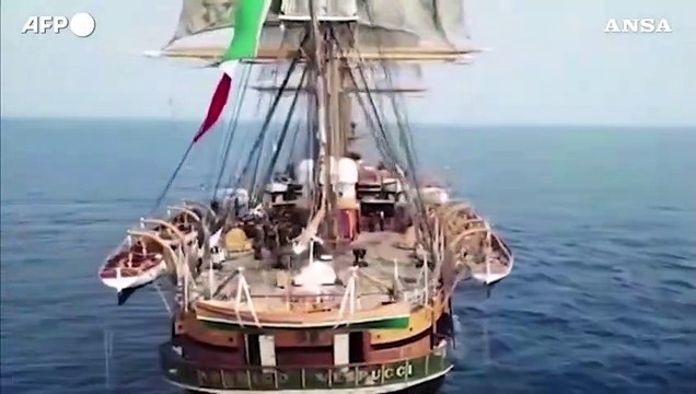L'Amerigo Vespucci parte per il giro del mondo