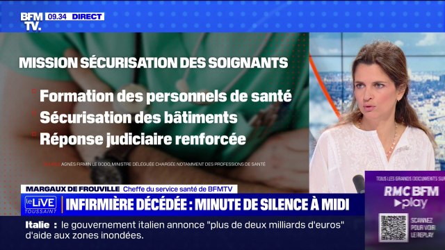 Une réunion aura lieu demain sur la sécurité des soignants avec les organisations syndicales et le ministère de la Santé
