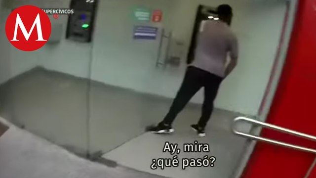 En Benito Juárez queda grabado el modus operandi de ladrones en cajeros automáticos