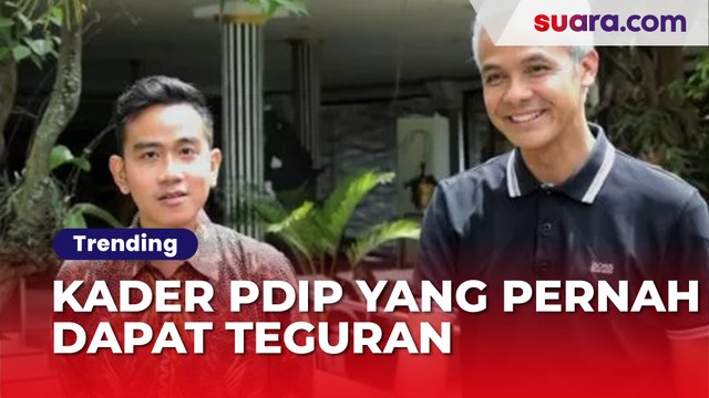 Kader PDIP yang Pernah Dapat Teguran: Terbaru Gibran Gegara Dampingi Prabowo
