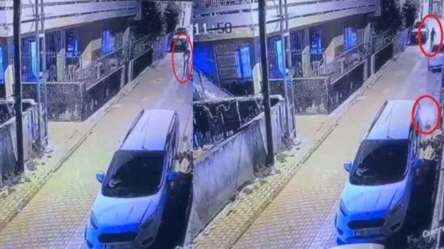 Alacaklısının evinin önüne ses bombası attı