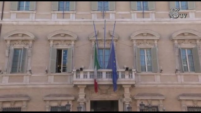 Lutto nazionale per l'alluvione, bandiere del Senato a mezz'asta
