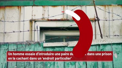 Un ‘endroit particulier’ : Un homme essaie d’introduire une paire de ciseaux dans une prison