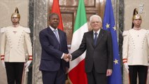 Mattarella ha ricevuto al Quirinale il presidente dell'Angola