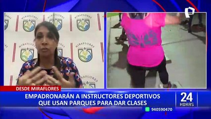 Download Video: Miraflores empadronará a instructores deportivos que usan parques para dar clases