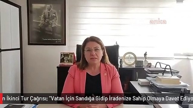 Gülizar Biçer Karaca'dan İkinci Tur Çağrısı: Vatan İçin Sandığa Gidip İradenize Sahip Olmaya Davet Ediyorum