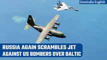 Russia scrambles fighter jet against two US bombers over Baltic sea | Oneindia News