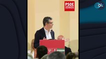 Bolaños en Mojácar, días antes de destaparse la compra de votos para el PSOE: 