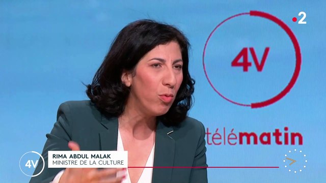 L'audiovisuel public remplit ses missions de service public , indique la ministre de la Culture, Rima Abdul Malak, au moment où France Télévisions fait face à des critiques des chaînes privées - Regardez