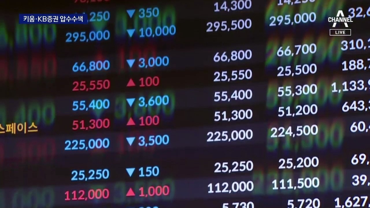 檢, 키움·KB증권 동시 압수수색…CFD 기록 확보 차원