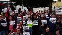 Protestas en la embajada española en Sao Paulo por los insultos a Vinícius