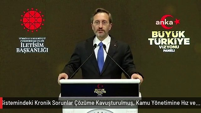 Fahrettin Altun: Cumhurbaşkanlığı Hükümet Sistemi ile Türkiye'nin İdari Sistemindeki Kronik Sorunlar Çözüme Kavuşturulmuş, Kamu Yönetimine Hız ve...
