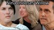 General Hospital Shocking Spoilers Nina chooses Willow, betraying Sonny to hide Michael's secret
