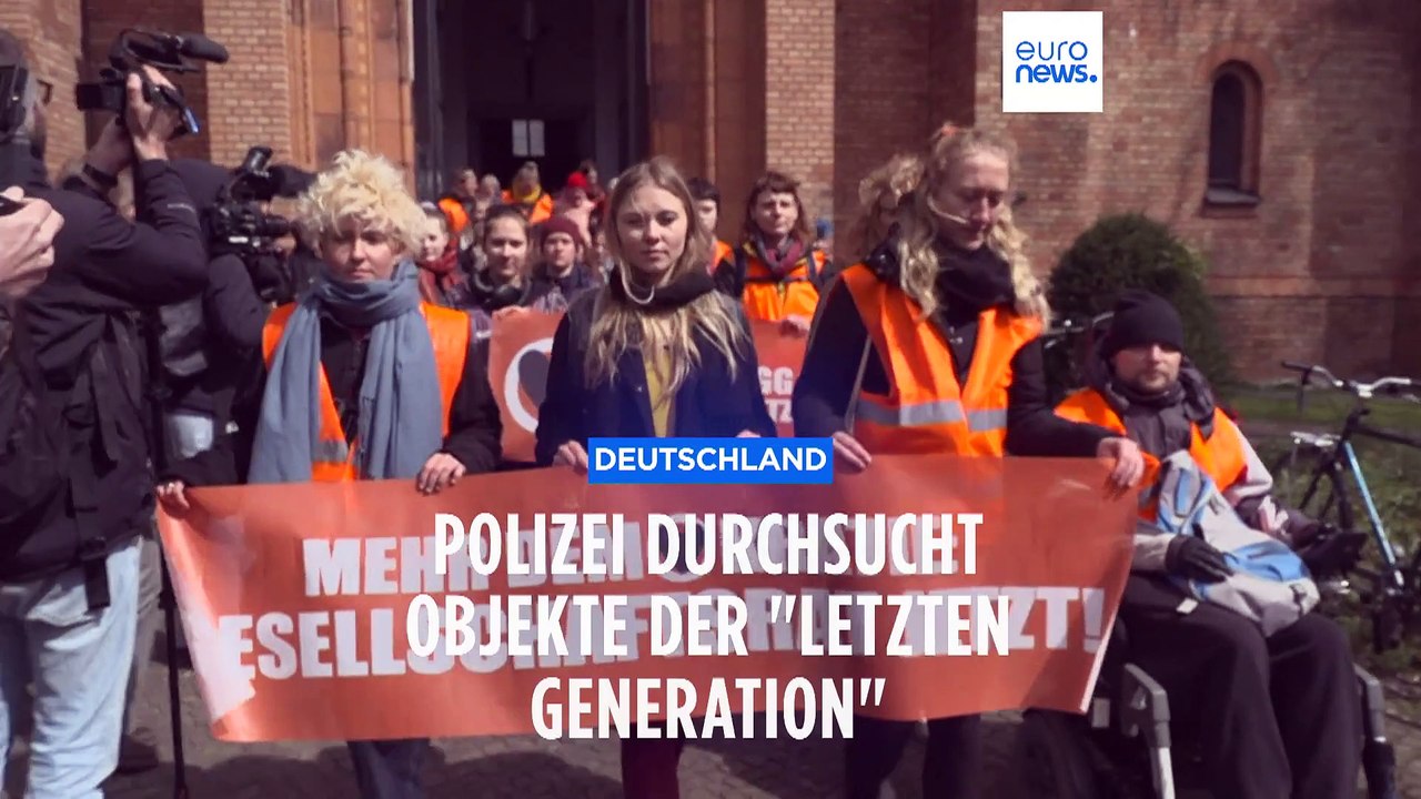 Bundesweite Razzia gegen 'Letzte Generation' - Klimaschützer empört