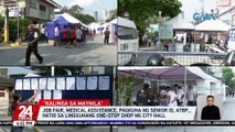 Job fair, medical assistance, pagkuha ng senior id, atbp., hatid sa lingguhang one-stop shop ng Manila City Hall | 24 Oras