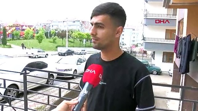 Yokuş aşağı hareket eden otomobili, tek başına durdurdu