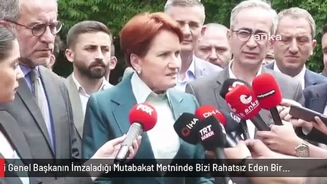 Akşener'den Zafer Partisi'nin Millet İttifakı'nı Destek Açıklaması Yorumu: İki Genel Başkanın İmzaladığı Mutabakat Metninde Bizi Rahatsız Eden Bir...