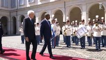 Mattarella riceve al Quirinale il presidente della Repubblica d'Angola