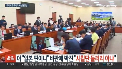 야 "일본 편이냐" 비판에 박진 "오염수 시찰단 들러리 아냐"