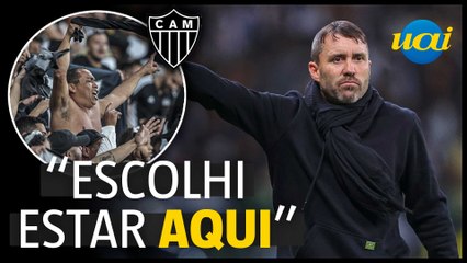 Coudet celebra momento no Atlético: ‘Escolhi estar aqui’