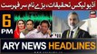 ARY News 6 PM Headlines 24th MAY | Audio Leaks probe reveals big names in trouble |