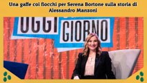 Una gaffe coi fiocchi per Serena Bortone sulla storia di Alessandro Manzoni