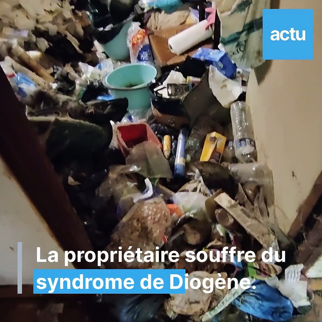La propriétaire atteinte du syndrome de Diogène : le nettoyage de l'extrême  - Vidéo Dailymotion