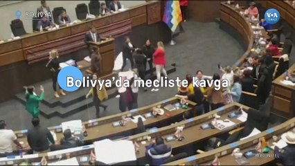 Bolivya’da mecliste kavga