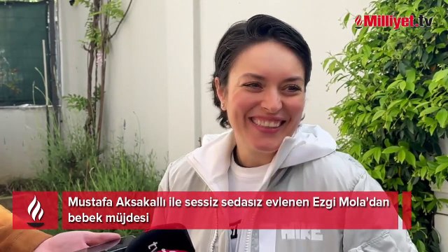 Mustafa Aksakallı ile sessiz sedasız evlenen Ezgi Mola'dan bebek müjdesi