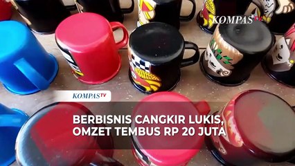 Berbisnis Cangkir Lukis, Omzet Tembus Rp 20 Juta