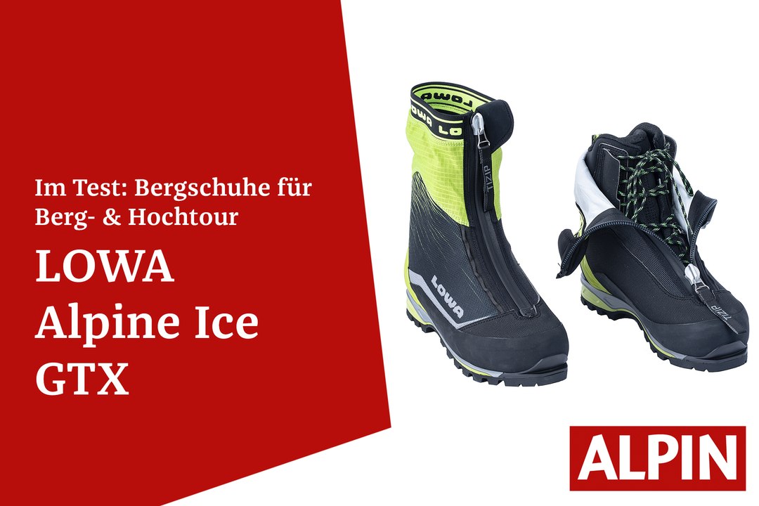 Test Bergschuh Lowa Alpine Ice GTX | ALPIN - Das Bergmagazin