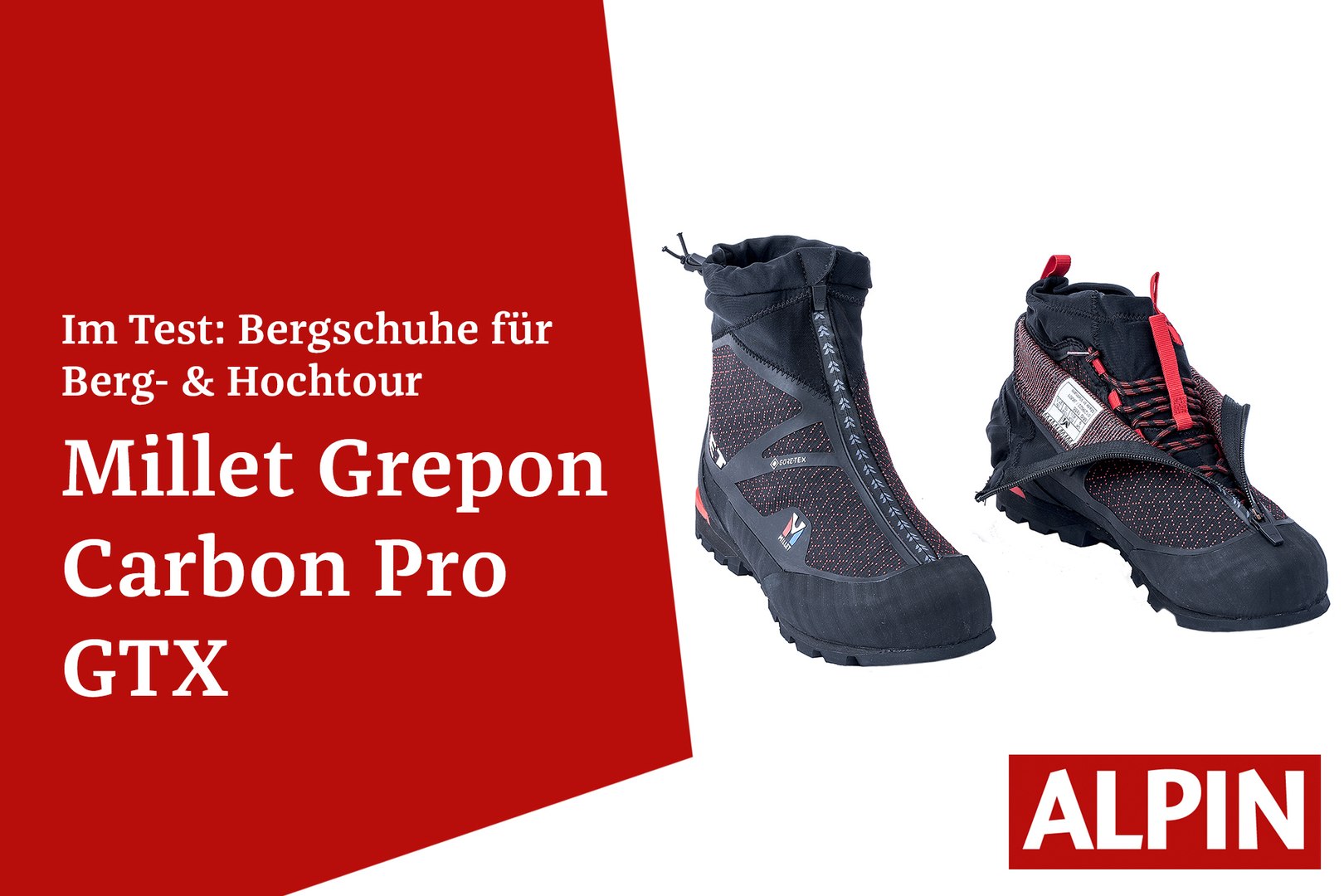 Test Bergschuh Millet Grepon Carbon Pro GTX ALPIN Das Bergmagazin