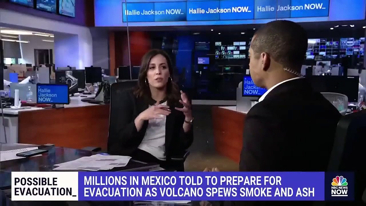 Mexico residents prepare for evacuation as volcano spews smoke and ash