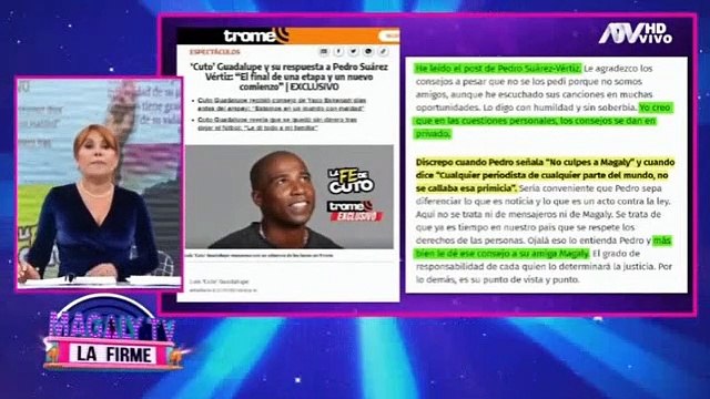 Magaly arremete contra 'Cuto'