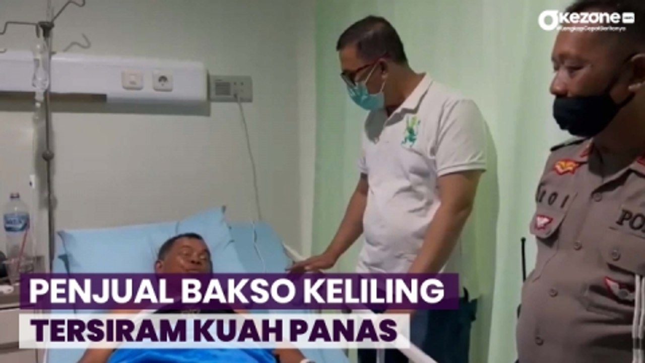 Ditabrak Ojol, Penjual Bakso Keliling Tersiram Kuah Panas di Semarang