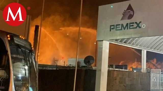 Identifican a las cuatro personas lesionadas tras incendio en refinería de Pemex en Minatitlán