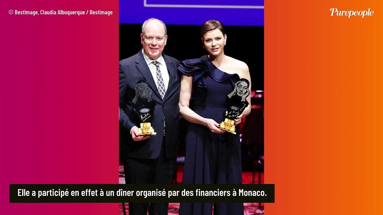 Charlene de Monaco : Sublime sirène épaule dénudée, elle brille de mille feux aux côtés du prince Albert, ultra-chic