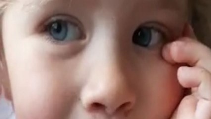 Cute little girl has a confession on why she thinks her daddy is stinky