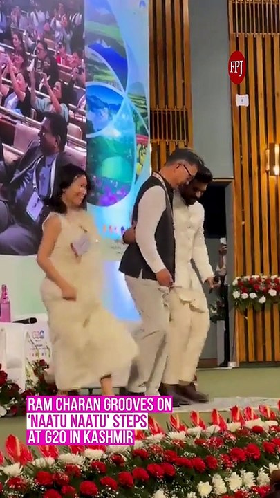 Ram Charan Grooves On 'Naatu Naatu' Steps With Korean Ambassador Chang Jae-bok At G20 In Kashmir