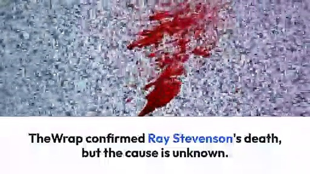The How did ray stevenson die Diaries