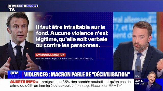 Violences: On voit des faits de décivilisation pour Loïc Signor (porte-parole de Renaissance)