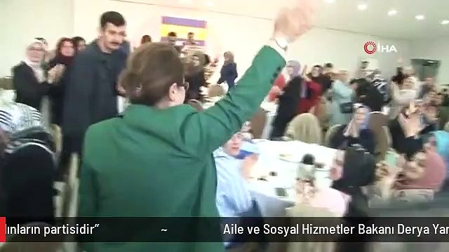Aile ve Sosyal Hizmetler Bakanı Derya Yanık, AK Parti, kadınların partisidir