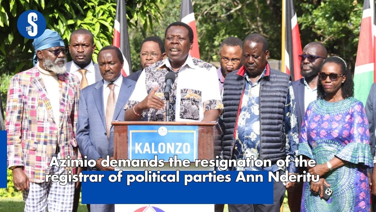 Azimio demands the resignation of the registrar of political parties Ann Nderitu