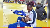 Championne de judo et maman : Clarisse Agbégnénou dénonce l'abandon des mères athlètes dans le sport