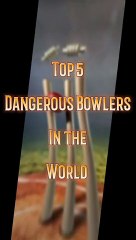 Top 5 Dangerous Bowlers In The World #shorts #viral